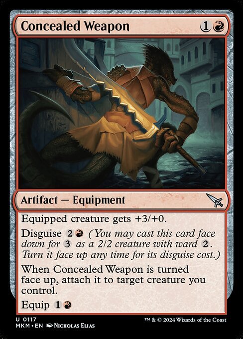 Concealed Weapon card from MKM #117