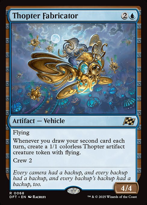 Thopter Fabricator card from DFT #68