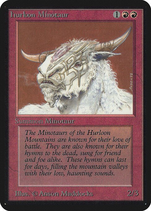 Hurloon Minotaur card from LEA #product-1142
