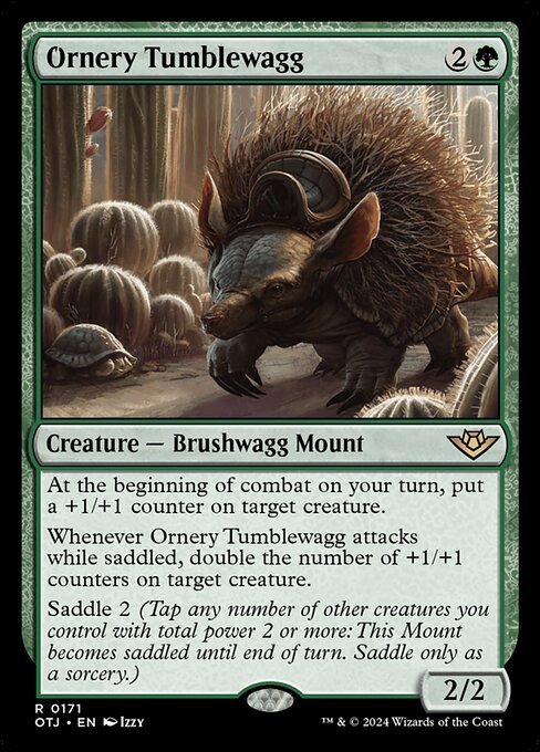 Ornery Tumblewagg card from OTJ #171