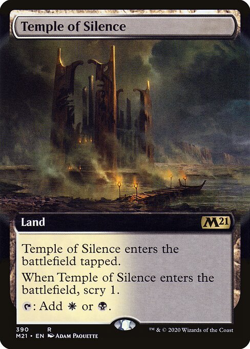Temple of Silence card from M21 #390