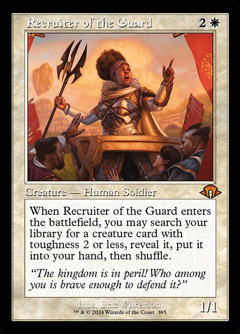 Recruiter of the Guard card from MH3 #395