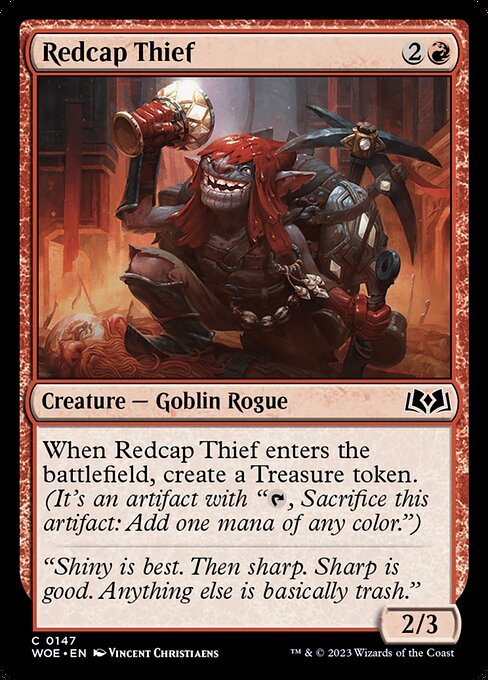 Redcap Thief card from WOE #147