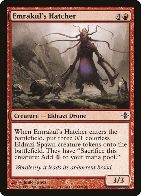Emrakul's Hatcher card from ROE #142