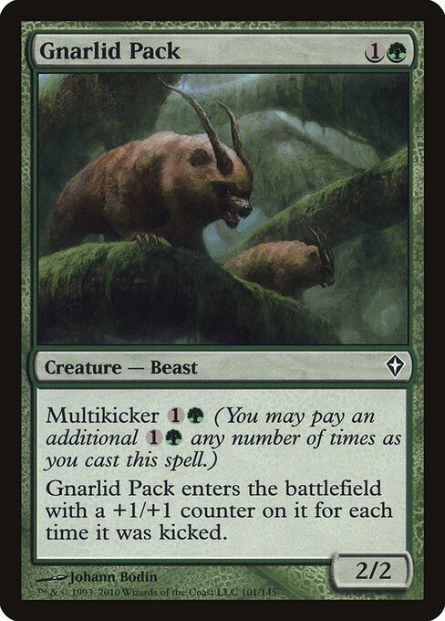 Gnarlid Pack card from WWK #101