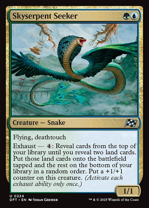 Skyserpent Seeker card from DFT #224