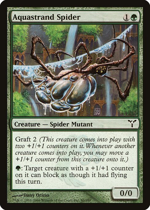 Aquastrand Spider card from DIS #80