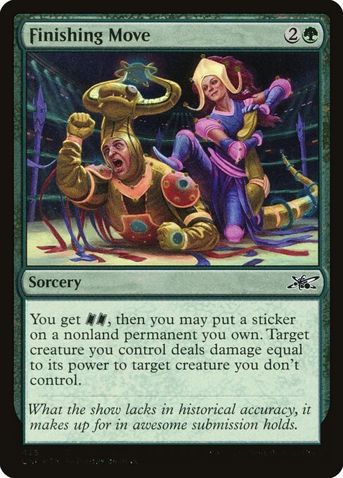 Finishing Move card from UNF #425