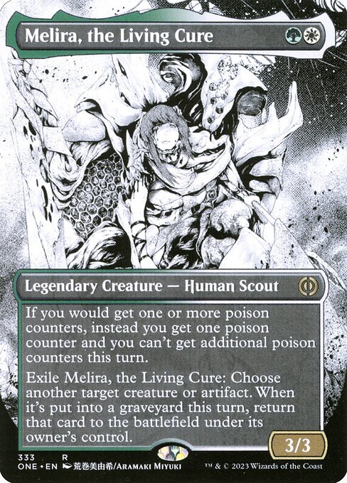 Melira, the Living Cure card from ONE #333