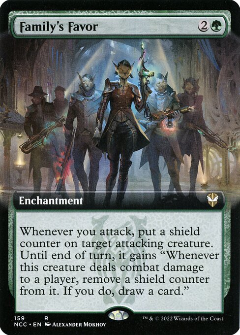 Family's Favor card from NCC #159