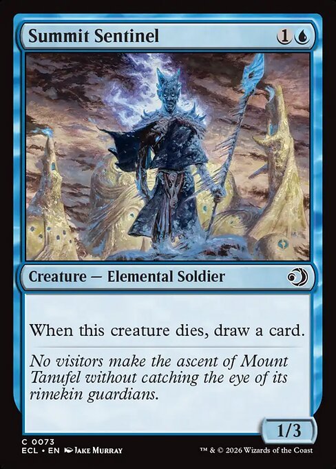 Summit Sentinel card from ECL #73