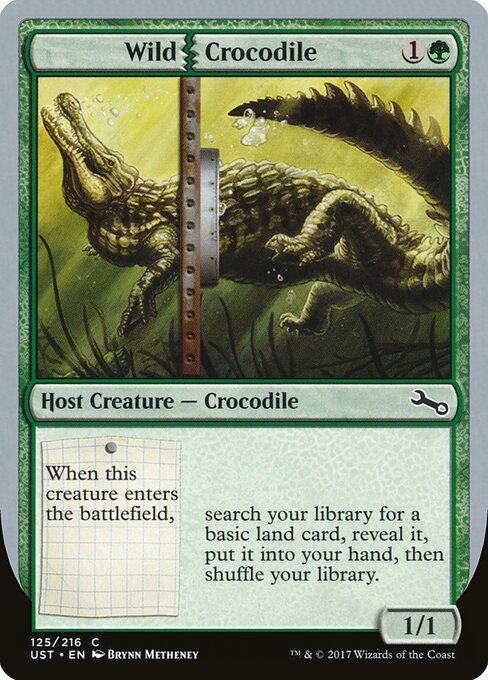 Wild Crocodile card from UST #125