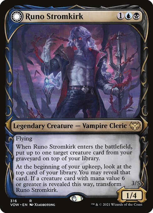 Runo Stromkirk card from VOW #316