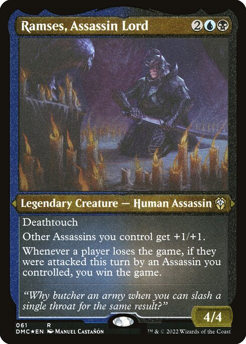 Ramses, Assassin Lord card from DMC #61