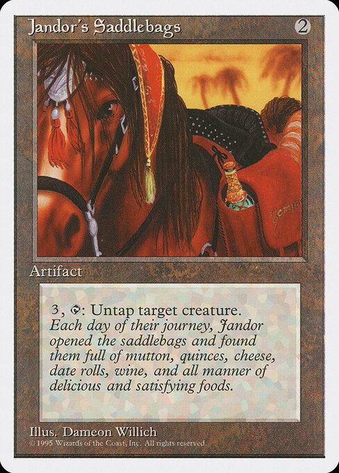 Jandor's Saddlebags card from 4ED #product-1808