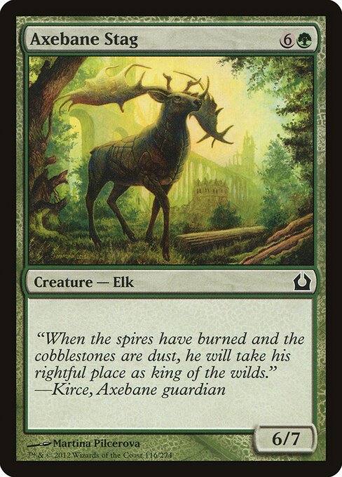 Axebane Stag card from RTR #116