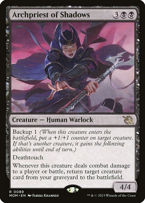 Archpriest of Shadows card from MOM #89