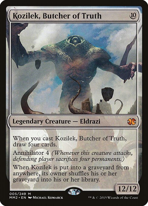 Kozilek, Butcher of Truth card from MM2 #5