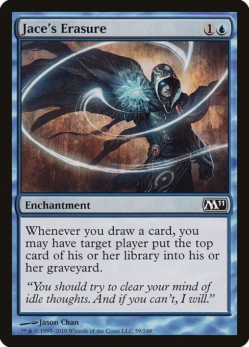 Jace's Erasure card from M11 #59