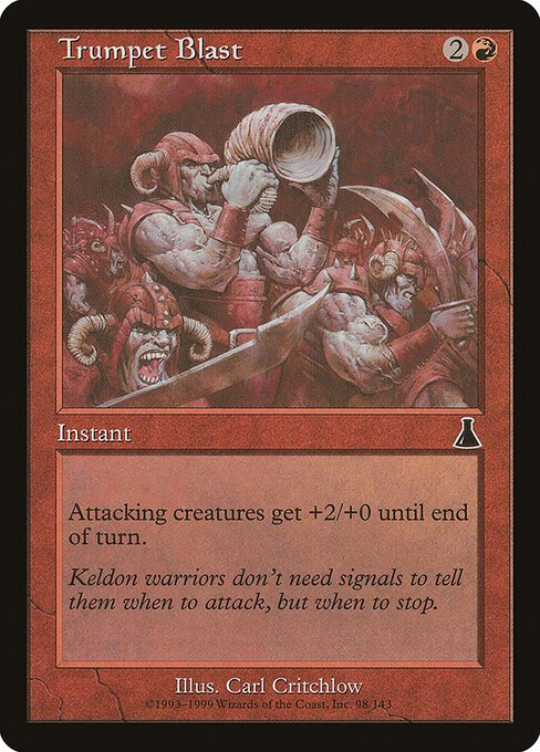 Trumpet Blast card from UDS #98