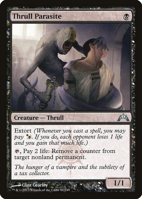 Thrull Parasite card from GTC #81