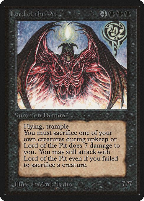 Lord of the Pit card from LEB #product-8825