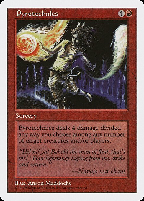 Pyrotechnics card from 5ED #product-2333