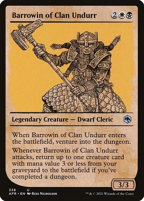 Barrowin of Clan Undurr card from AFR #336