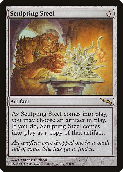 Sculpting Steel card from MRD #238