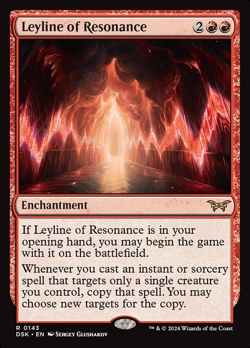 Leyline of Resonance card from DSK #143