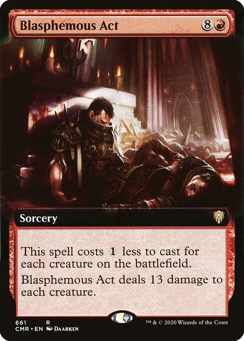 Blasphemous Act card from CMR #661