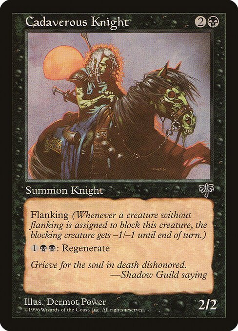 Cadaverous Knight card from MIR #product-4997