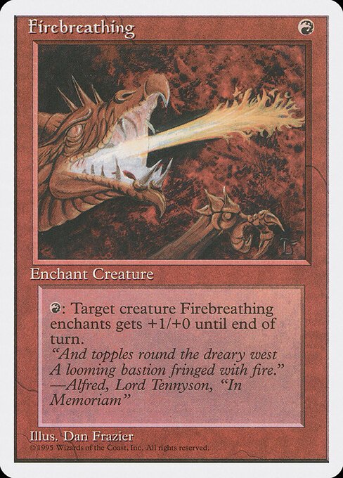 Firebreathing card from 4ED #product-1750