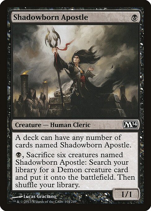 Shadowborn Apostle card from M14 #114