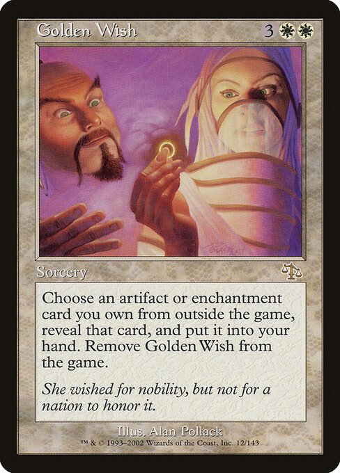 Golden Wish card from JUD #12