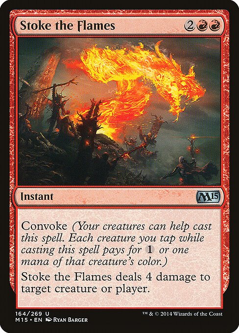 Stoke the Flames card from M15 #164