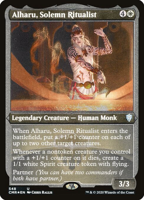 Alharu, Solemn Ritualist card from CMR #548
