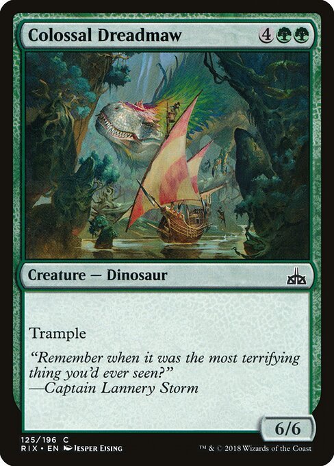 Colossal Dreadmaw card from RIX #125