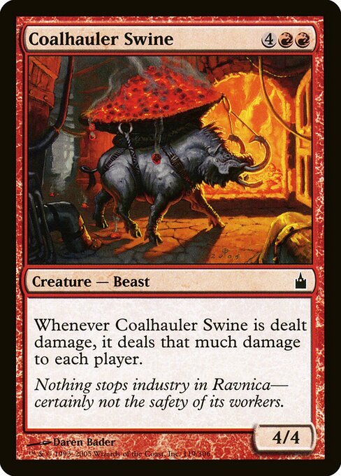 Coalhauler Swine card from RAV #119