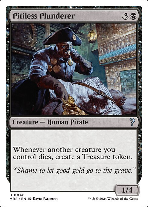 Pitiless Plunderer card from MB2 #46
