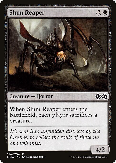Slum Reaper card from UMA #114