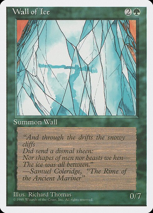 Wall of Ice card from 4ED #product-1983
