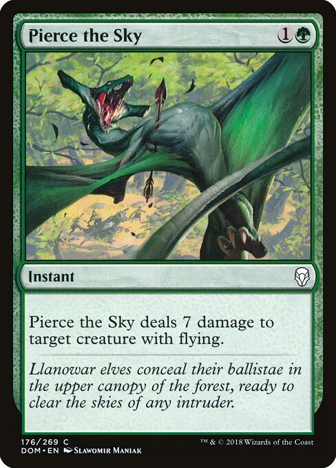 Pierce the Sky card from DOM #176