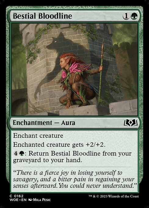 Bestial Bloodline card from WOE #162