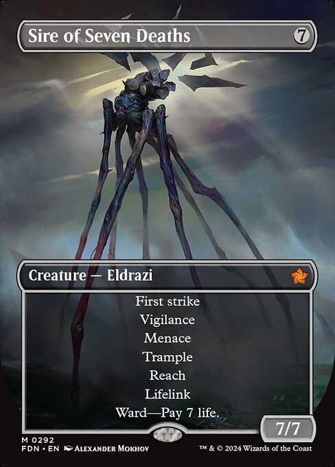 Sire of Seven Deaths card from FDN #292