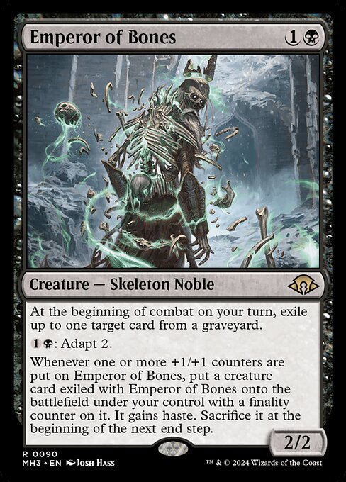 Emperor of Bones card from MH3 #90