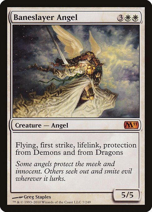 Baneslayer Angel card from M11 #7