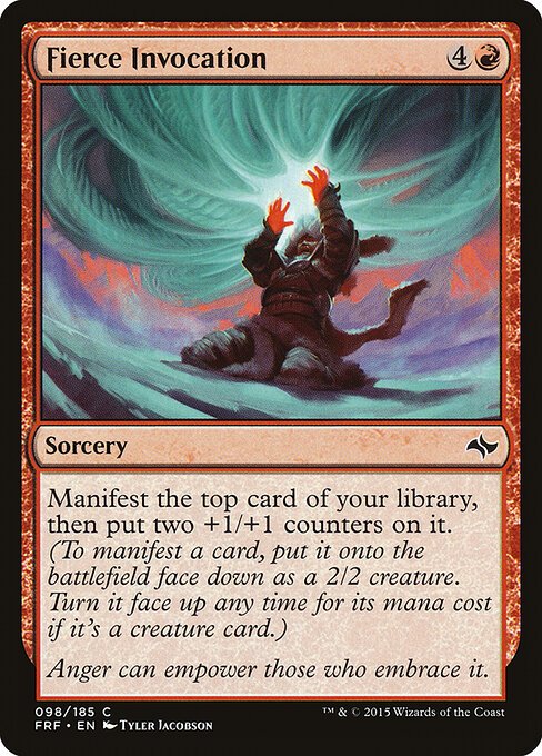 Fierce Invocation card from FRF #98