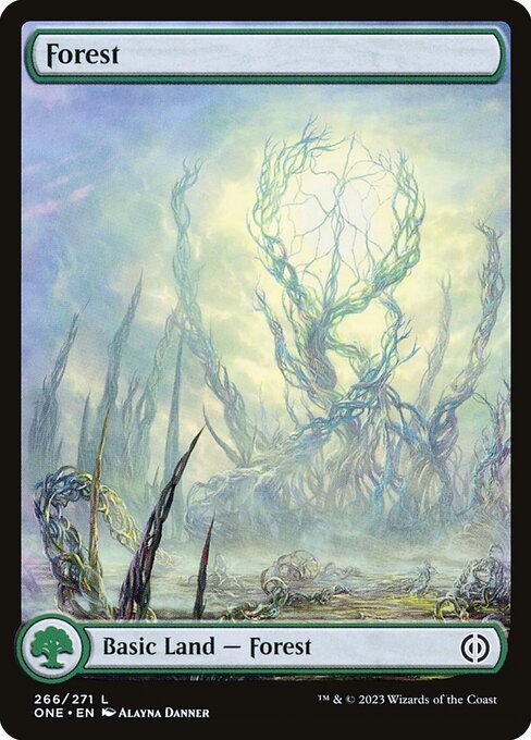 Forest (266) - Full Art card from ONE #266