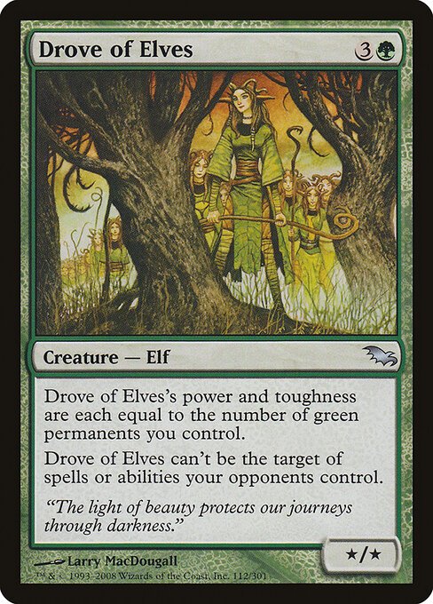 Drove of Elves card from SHM #112